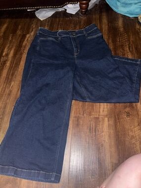 torrid Dark Navy Wide-Leg Flare Jeans